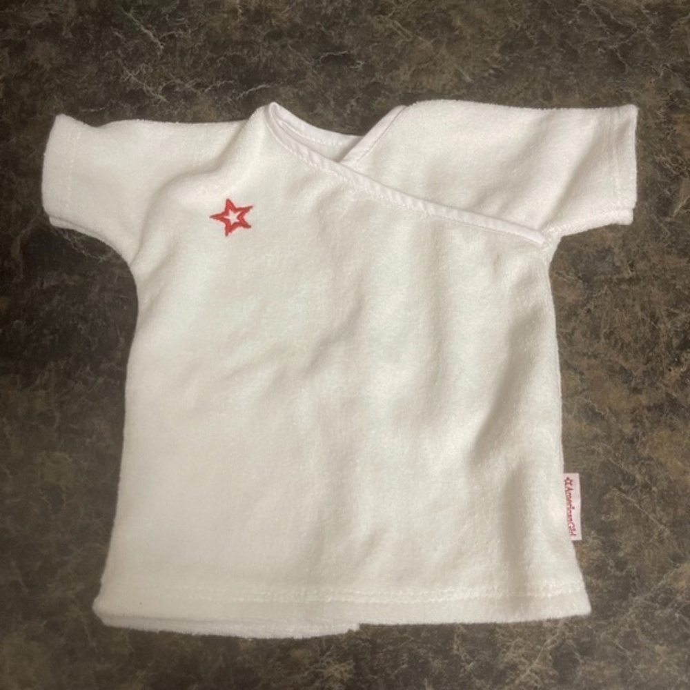 American‎ Girl Doll White Spa Deluxe Robe/Wrap